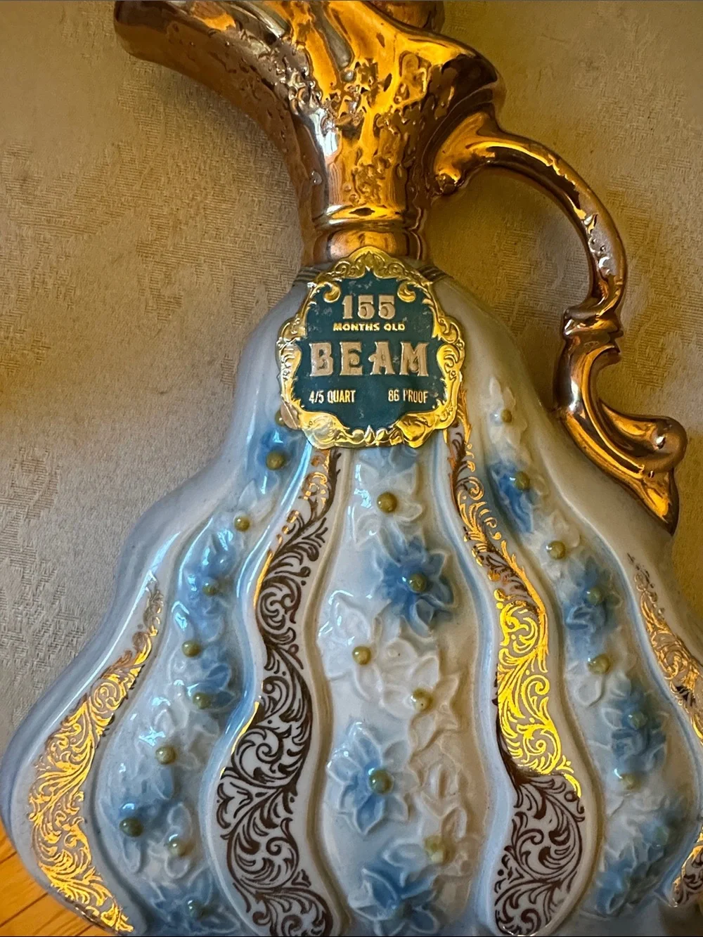 Jim Beam’s 155 Months 1970 whiskey decanter and box
